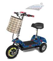 Megastar Megawheels Mobility Champ Electric Scooter 3 wheels - Metallic Blue (UAE Delivery Only)