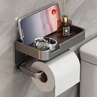 Toilet Tissue Box Wall Mounted Toilet Paper Drawer Bathroom Non Perforated Toilet Paper Rack Toilet Roll Paper Storage Rack Lightinthebox - thumbnail