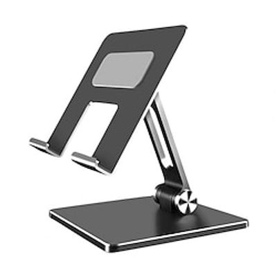 Tablet Stand Holder for Desk Adjustable Aluminum Portable Stand Holder Desktop Foldable Dock Heavy Duty Metal Base Compatible with ipad pro 12.9, 9.7, 10.5, ipad air Mini 4 3 2 Lightinthebox Tablet Stand Holder for Desk Adjustable Aluminum Portable Stand Holder Desktop Foldable Dock Heavy Duty Metal Base Compatible with ipad pro 12.9, 9.7, 10.5, ipad air Mini 4 3 2 Lightinthebox