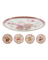 Homesmiths Christmas 26.5 cm Plate New Bone Porcelain Assorted 1 Piece Homesmiths Christmas 26.5 cm Plate New Bone Porcelain Assorted 1 Piece