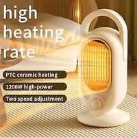 Electric Space Heater for Room 1200W Warm Fan Winter Low Consumption Mute Heating Stove for Home miniinthebox