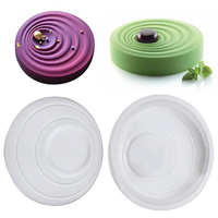 1PCS Silicone Round Spiral Mold For Cake Decorating Pans Baking Chocolate Cake Tool