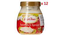 Lady'S Choice Sandwich Spread, 470 Ml Pack Of 12 (UAE Delivery Only)