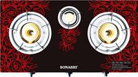 Sonashi Sgb-305gn Double Gas Stove-(SGB-305GN) - thumbnail