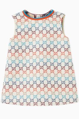 Dress in GG Cotton Jacquard