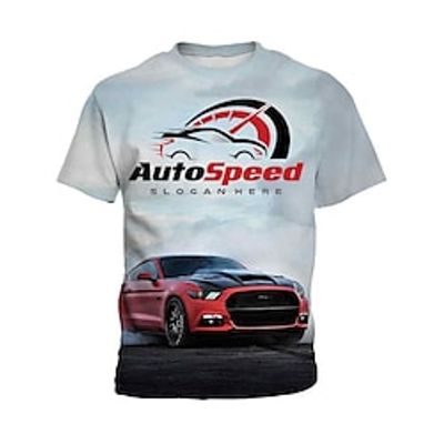 Fashion Letter Pattern Printed Short Sleeve T-Shirt Fashion 3D Printed Colorful Shirts For Boys And Girls Lightinthebox