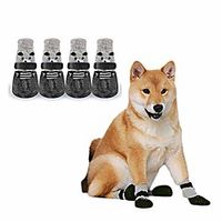 sakasa anti slip dog socks dog shoes, with adjustable strap and rubber sole, for small dogs cats puppies, pet paw protection 2 pairs (size m) Lightinthebox sakasa anti slip dog socks dog shoes, with adjustable strap and rubber sole, for small dogs cats puppies, pet paw protection 2 pairs (size m) Lightinthebox