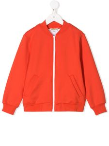 Kenzo Kids printed logo bomber jacket - ORANGE