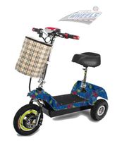 Megastar Megawheels Mobility Champ Electric Scooter 3 wheels - Metallic Blue (UAE Delivery Only)