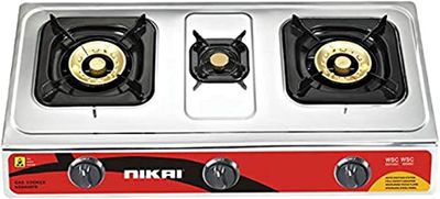 Nikai Table Gas Stove NG845SFN Silver