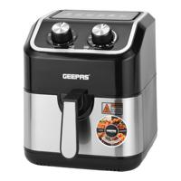 Geepas Vortex 5L Digital Air Fryer | Convection Air Fryer with LED Touchscreen | 30 Minutes Timer & Non-Stick Basket | Black | GAF37528