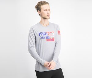 Mens Charged Cotton Graphic T-Shirt  Grey