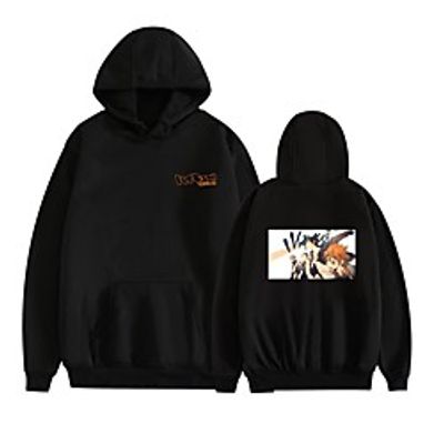 Inspired by Haikyuu Karasuno High Cosplay Costume Hoodie Polyester / Cotton Blend Graphic Prints Printing Harajuku Graphic Hoodie For Women's / Men's miniinthebox