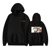 Inspired by Haikyuu Karasuno High Cosplay Costume Hoodie Polyester / Cotton Blend Graphic Prints Printing Harajuku Graphic Hoodie For Women's / Men's miniinthebox - thumbnail