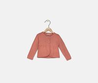 Baby Girls Knitted Sweater  Pink - thumbnail