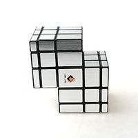 Conjoined 3x3 Mirror Cube 2 in 1 Conjoined Mirror Cube Twisty 3x3 Mirror Blocks Unequal Puzzle 3x3x3 Speed Cube Magic Cube Puzzle Toys for Teenagers and Adults miniinthebox - thumbnail