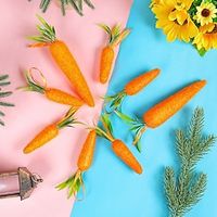 Easter Decorative Carrot Ornaments: Small and Large Carrots, Perfect for Living Room Sofa Display or Easter-themed Table Centerpiece Lightinthebox