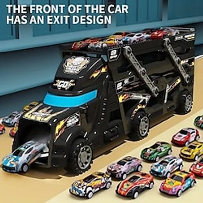 Children's Simulation Special Police Toy Car Retractable Folding Ejection Deformation Send Eight Small CarsHalloween And Christmas Gift For Boys And Girls Lightinthebox