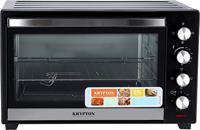 Krypton 60Liter Electric Kitchen Oven Powerful 2000Watt With Crumb Tray, Black - KNO5322