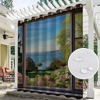 Waterproof Outdoor Curtain Privacy, Outdoor Shades, Sliding Patio Curtain Drapes, Pergola Curtains Grommet Window Mountain For Gazebo, Balcony, Porch, Party Lightinthebox