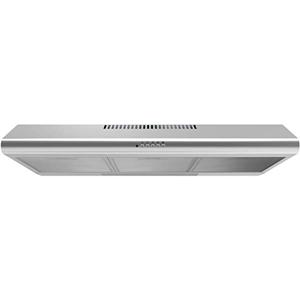 Midea 90cm Conventional Re Circulating Hood Stainless Steel 90F49
