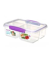 Sistema Quad Split To Go 1.74L Purple Clip Sistema Quad Split To Go 1.74L Purple Clip