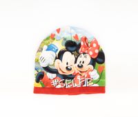 Little Girls Minnie & Mickey Mouse Hat  Red Combo - thumbnail