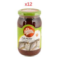 Double Horse Fish Pickle 400Gm Pack of 12