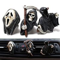 Car Air Fresheners Grim Reaper Car Diffuser Outlet Fan Air Diffuser for Car Vent Perfume Automotive Stuff Horror Halloween Decorations for Men Women Teens for Dad Husband Lightinthebox - thumbnail