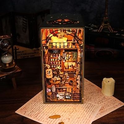 Diy house puzzle assembly magic series snap bookend dollhouse science and education 3D puzzle Lightinthebox