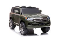 Megastar Ride On 12V Licensed Toyota Land Cruiser Electric SUV for Kids with Remote Control, Green-JJ-220-G (UAE Delivery Only)