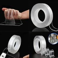 Nano Magic Tape,Monster Tape Waterproof Wall Stickers Reusable Heat Resistant Bathroom Home Decoration Tapes Transparent Double Sided Nano Tape 3200cm miniinthebox Nano Magic Tape,Monster Tape Waterproof Wall Stickers Reusable Heat Resistant Bathroom Home Decoration Tapes Transparent Double Sided Nano Tape 3200cm miniinthebox