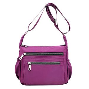 Women Nylon Multi- Pockets Waterproof Crossbody Bags