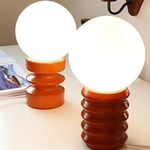 Bedside Table Lamp Wood Glass Modern Minimalist Furniture Decoration Living Room Bedroom Study Bedside Table Lamp 110-240V Lightinthebox