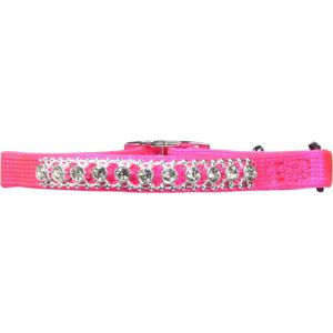 Petmate Bling Elastic Cat Collar - 3/8" x 8-10" - Pink