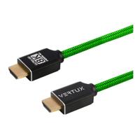 Vertux VERTU-300 Ultra HD High Speed 8K HDMI 2.1 Audio Video Cable 3.0 Meter With HDR Support Green