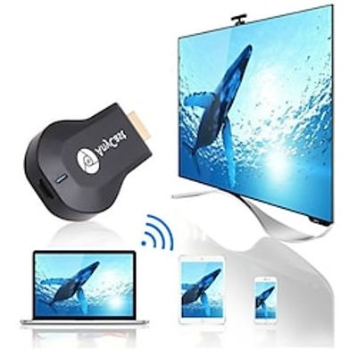 Anycast HDMI Wireless Display Adapter M9 Plus, Wireless HDMI Extender Transmitter,Mobile Screen Mirroring Receiver, WiFi Display Dongle Support Miracast Airplay DLNA miniinthebox Anycast HDMI Wireless Display Adapter M9 Plus, Wireless HDMI Extender Transmitter,Mobile Screen Mirroring Receiver, WiFi Display Dongle Support Miracast Airplay DLNA miniinthebox