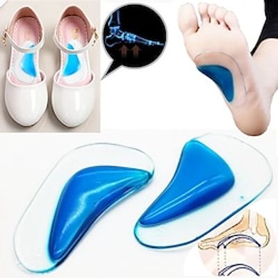 2Pcspair Professional Arch Orthotic Support Insole Foot Plate Flatfoot Corrector Shoe Cushion Foot Care Insert Insoles Silicone Gel Lightinthebox