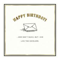 Alice Scott I Did Lick The Envelope Greeting Card (160 x 156mm)