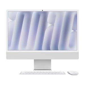 Apple iMac 24-inch (2024) Silver, MWUC3, M4 with 8-Core CPU, 16GB RAM, 256GB SSD, 8-core GPU, English Keyboard (Apple Warranty)