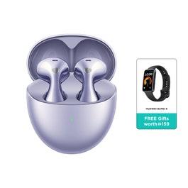 Huawei FreeBuds 6 True Wireless Earbuds Purple with Band 9 Smartwatch (HUW-BD-FREEBUDS6-PPL+BAND9)