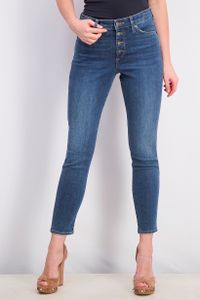 Womens High Rise Skinny Jeans  Blue