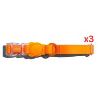 Zee.Dog Neopro Tangerine Collar Large (Pack of 3)