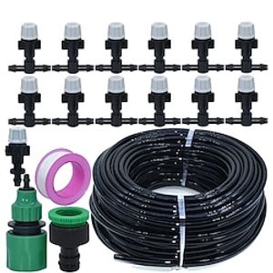 Drip Emitters, 1 Set Automatic Micro Drip Irrigation Watering System Kit Hose Home Garden amp; Adjustable Drippers Greenhouses Potted Grows Lightinthebox