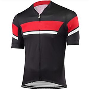 CAWANFLY Men's Short Sleeve Cycling Jersey Summer Black  Red Bike Tracksuit Jersey Top Road Bike Cycling Quick Dry Sports Clothing Apparel  Micro-elastic Lightinthebox