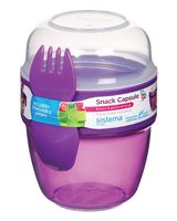 Sistema Snack Capsule TO GO 515ml Purple Sistema Snack Capsule TO GO 515ml Purple