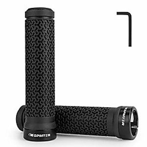bike handlebar grips, single lock-on bicycle grips handle bar end holding locking grips, for bmx, mountain, mtb, cruiser, folding bike, soft non-slip-rubber rubber hand grip blue miniinthebox