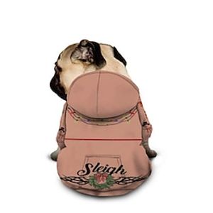 Dog Matching Christmas Dog Hoodie Pet 3D Printed Clothing Dog Cat Pet Pouch Hoodie Graphic Fashion Casual Outdoor Casual Daily Dog Clothes Puppy Clothes Dog Outfits Waterproof Pink Costume for Girl and Boy Dog Polyster XXL Lightinthebox