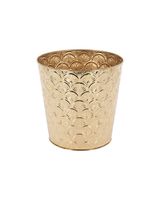 Koopman Planter Standing Metal Gold