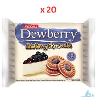 Jack N Jill Dewberry Blueberry Cheesecake (10*33G) 330G Pack of 20